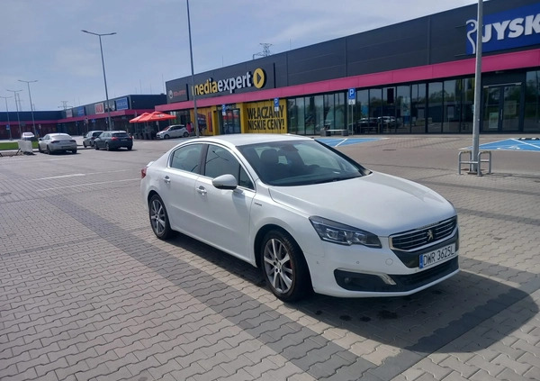 Peugeot 508 cena 38000 przebieg: 175326, rok produkcji 2017 z Kolno małe 137